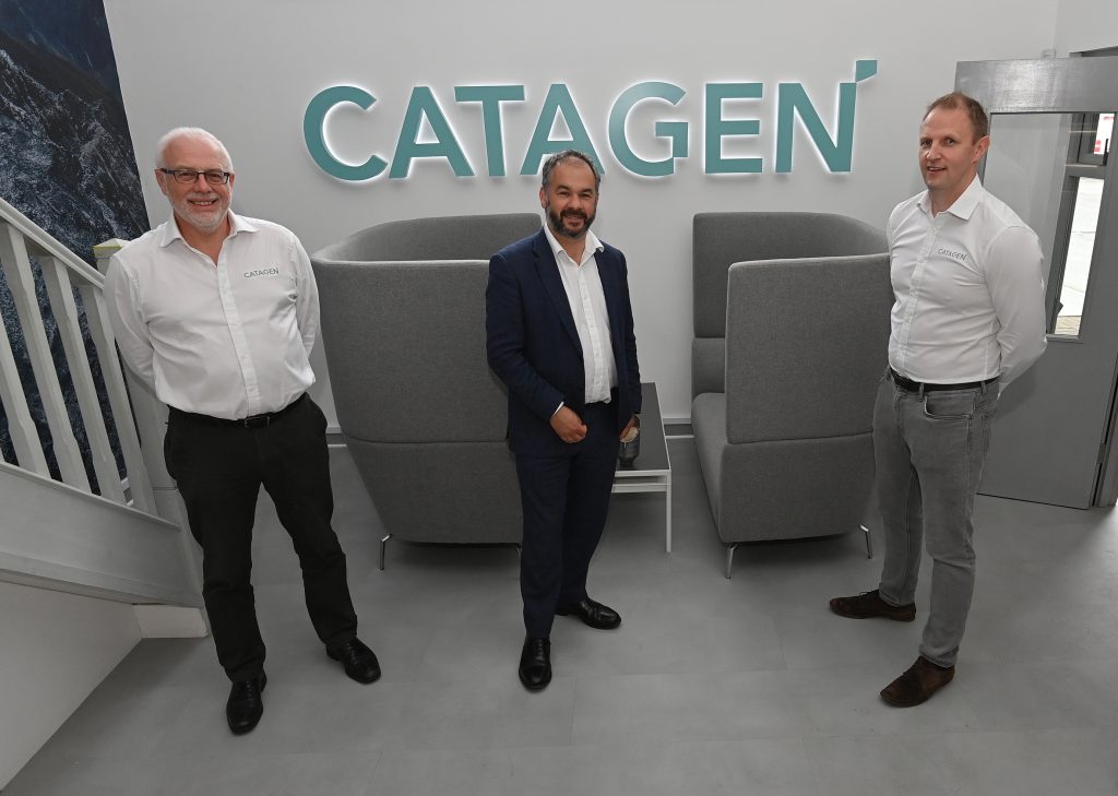 UK Business Minister Paul Scully visits CATAGEN