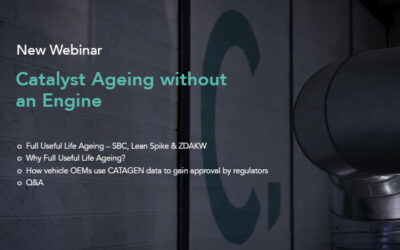 Register for our next Webinar- Catalyst Ageing without an Engine