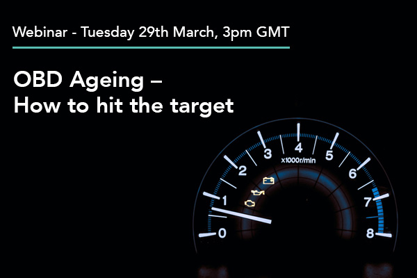 Register for our new webinar: OBD Ageing – How to hit the target