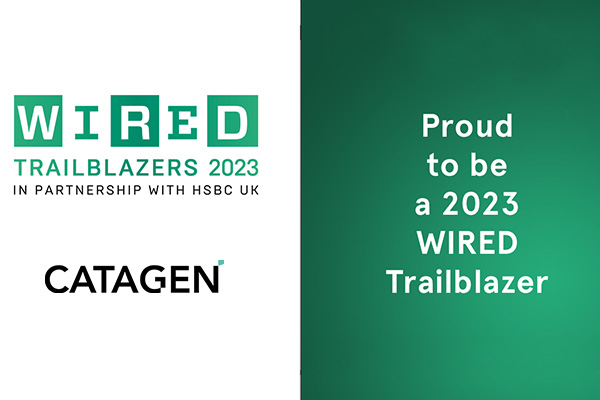 CATAGEN named as a 2023 WIRED Trailblazer