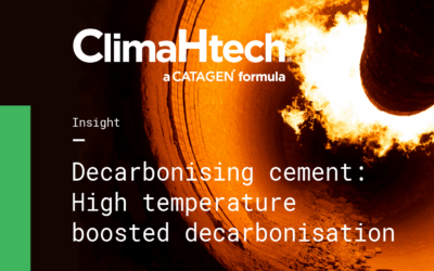 Decarbonising Cement: High temperature boosted decarbonisation