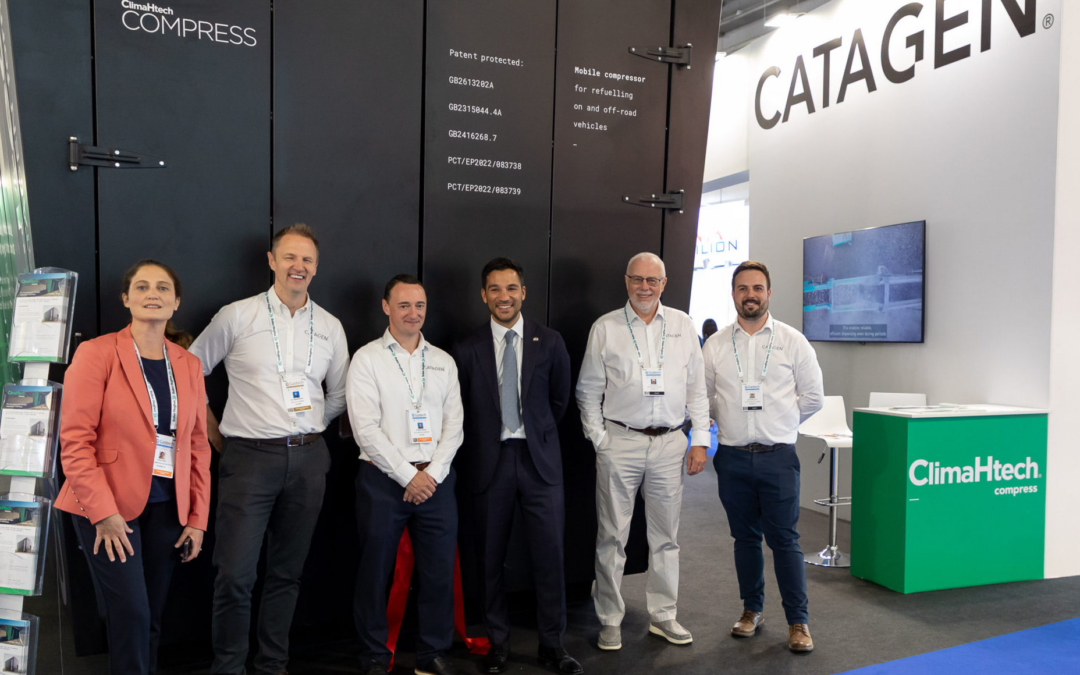 PRESS RELEASE: CATAGEN unveils revolutionary ClimaHtech Hydrogen Compressor at Gastech 2025