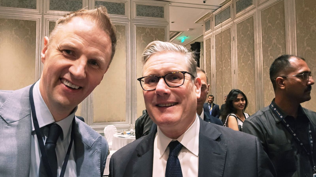 EN CEO Dr Andrew Woods with PM Sir Keir Starmer