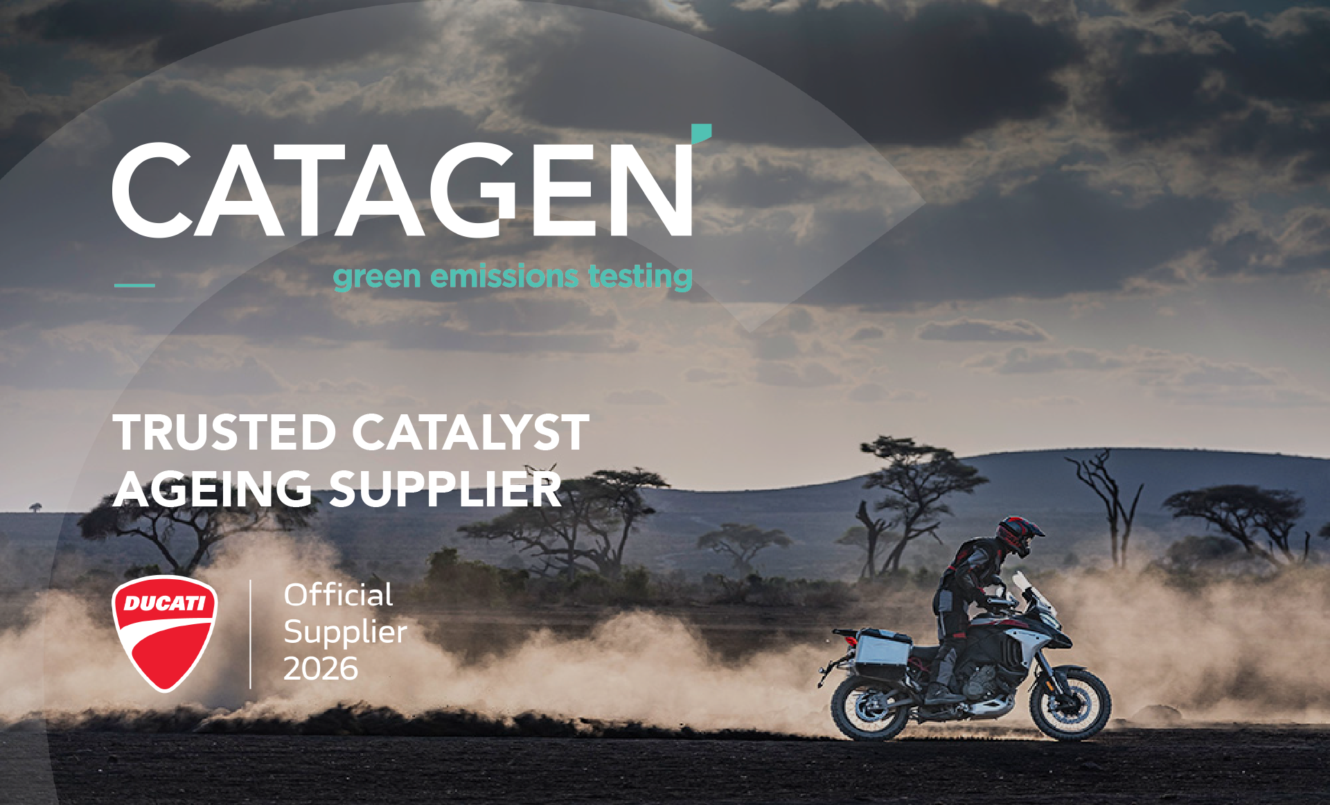 CATAGEN Marks Four Years as Official Ducati Supplier in 2026, Strengthening Technical Partnership